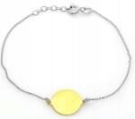 Lovrin Ezüst 925 karkötő, hírességek által kedvelt kör alakú, aranyozott, finom, divatos r20