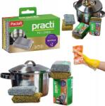 Paclan Teflonex Konyhai Szivacs Edénymosogatáshoz, 2 Darabos Készlet, Ezüst És Arany Színben (5900942137206)