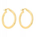 Lovrin Arany fülbevaló 585 lapos karika angol záras női ajándék (61107951)