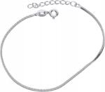 Lovrin 925-ös ezüst karkötő, fantázia "rókafarkú" fonással, ajándékba is kiváló (Lovrin)