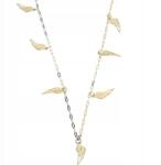 Lovrin Női arany nyaklánc 585 szárnyakkal díszítve, kő nélkül, 14 karátos (Lovrin)
