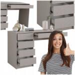 Vicco Kasmír Fésülködő Asztal Lánynak 5 Fiókkal Fésülködőasztal, Asztal, Íróasztal (MOBEL 5147 POJEMNA PRAKTYCZNA cashmere)