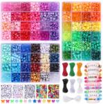 Uxxu 4700 db, 72 színű Pony Gyöngyök Szivárvány Kandi gyöngy készlethez (202407)