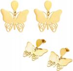 EdiBazzar Aranyozott, Sebészi Acél Fülbevaló, Arany Színű