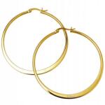  Arany színű, 2, 5 cm-es acél karika fülbevaló (99048)