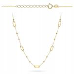 Lovrin Arany nyaklánc 585 14k gyémántcsiszolású golyókkal és szemekkel 1.79g 42+3cm (58817089)