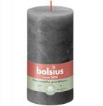 Bolsius Dekorációs gyertya rusztikus fatörzsoszlop Rusztikus Viharszürke Bolsius 13cm (8717847148070)