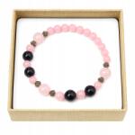  Zenko Kövek harmóniája karkötő - Kvarc és ónix Ajándék nőknek