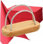 Practic Szalvétatartó Otthonra És Helyiségbe Fából Készült Practic President Robusztus Jó (SEPL83)