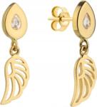 Lovrin Arany fülbevaló 585 szárny függő csepp divatos minta neki elegáns (Lovrin 56233)