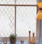  Ablakfólia Matt Uv Védelemmel, Vinil, 60x200 cm, Rácsos Minta, Ragasztó Nélkül (B08X7BBTJW)