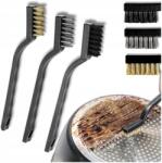  3 darabos multifunkcionális drótkefe készlet tisztításhoz és polírozáshoz (Zestaw 3 szczotek drucianych wielofunkcyjnych)