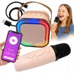 Lewer Karaoke Szett 2 Mikrofon Bluetooth Vezeték Nélküli Hangszóró Gyerekeknek Usb (Mikrofon przenośny do śpiewania dla dziecka)