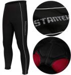 Stanteks Kerékpáros Nadrág Leggings Férfi S Téli Hosszú Zselés Betéttel (SPODNIE NA ROWER KOLARSKIE)