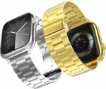 Apple Watch Szíj, Acél, Állítható, 42-49 mm, Ezüst, Arany, 2 darab (B0CW5WQ94B)