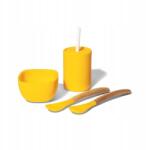 Avanchy La Petite Szilikon Gyerek Ebéd Szett Yellow (LPECY-CUP)