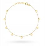 Lovrin Arany karkötő 585-ös finomságú, 3mm-es karikákkal, 0.88g, 17+2cm állítható (58718292)