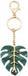 EdiBazzar Levél kulcstartó kézitáska Monstera arany elegáns medál (5905204483138)