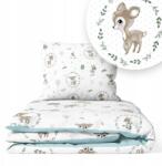 Ankras Ágyneműhuzat 135x100 Gyerek 2EL 100x135 Kiságyhoz (SARENKI P-2 135/100 40/60 ZIELONY/CELADON)