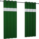 NOW-ART Kész függöny, sima, 145x230 cm, ringlis, cirkónia kövekkel díszített, függöny karikákkal (Zasłonki butelkowa zieleń grafit)