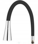 Akces 2 Funkciós Flexibilis Kifolyócső Ferro Zumba Konyhai Csaptelephez, Fekete (12135)