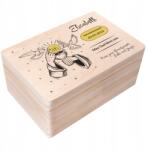 Creative Deco Gravírozott doboz elsőáldozásra, ajándék borítékok, emlékek, bibliák tárolására, 30x20x14 cm (JANCDSD130BCUSTOMCOMMUNIONFBM)