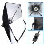 Massa Professzionális Gyors Softbox 50X70CM 50X70 1 Izzóhoz E27 Menet Tok (SOFTBOX-50X70-E27)