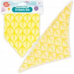 Upsy Daisy Pamut Babaelőke Patentos Rögzítéssel, Nedvszívó Bandana Stílusban (915491 biały)