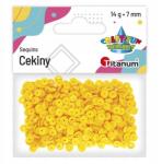  Flitter Sárga Pasztell 14g 7MM Titanum 296835 (5907437661307)