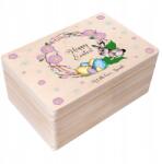 Creative Deco Húsvéti fadoboz az Ön kívánságaival ajándék gyerekeknek 30x20 (JANCDSD130BCUSTOMBUNNYEGGBOXFBM)