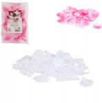  Romantikus Rózsaszirmok 150 db Fehér Mesterséges Rózsaszirmok (2581483)