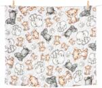 Jukki Többhasználatos Tetra Pólya, Színes, 70x80 cm (5904506809240)