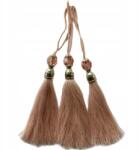 Gipiurowo Ezüst gyöngyökkel díszített fülbevaló, púderrózsaszín, 12 cm (chwost)