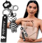EdiBazzar Kulcstartó hátizsák Táskák Kulcstartó zsiráf állat medál ajándék (F29)