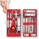 EdiBazzar Körömlakk szett Manikűr Pedikűr Fogó Olló Vágó Nagy (Zestaw do paznokci manicure pedicure 19 el.)