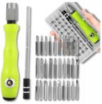  32in1 precíziós csavarhúzó készlet elektronikai bitek Torx Csavarhúzó Tok (Zestaw wkrętaków śrubokrętów 32w1 + etui)