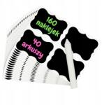 Creative Home Címke matricák fűszerekhez, üvegekhez, befőttes üvegekhez, fiókszervezéshez, 160 db (5060530132706)