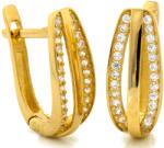 Lovrin Arany fülbevaló 585-ös finomságú cirkóniával, angol kapcsos, 2, 28g, ajándék nőknek (50754248)