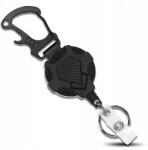 EdiBazzar Kulcstartó Retractor, Személyi Igazolvány Tartó, Zsinórral (Retraktor Brelok Do Kluczy Kart z Linką 80cm)