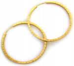 Lovrin Arany karika fülbevaló 585-ös finomságú, zsanéros díszítéssel, 1, 40 g, elegáns minta hölgyeknek (Lovrin 47419)