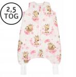 Ankras Hálózsák lábszárvédővel 74-86 S Egész éves Mintás! (ŚZN całoroczny R. S 68-86 ŻYRAFKI RÓŻ)