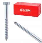 Trojka 8x220 Fa Csavar Hatszögfejű kulcsos facsavar 571 horganyzott 1KG (K - 8X220 - 1KG)