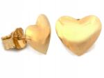 Lovrin Arany szív fülbevaló 585-ös finomságú 14k aranyból, 0, 85g súlyú, diszkrét ajándék, stekkeres (62154816)