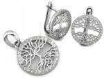 Lovrin Ezüst fülbevaló és medál 925-ös, szerencsefa motívummal, súlya 4.82g ajándék (Lovrin)