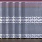 Wisan Elegáns fehér jacquard függöny kifejező mintával 180 cm Esztira 648216 (AW648216180)