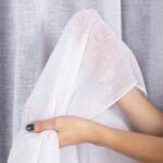  Ólom Függöny Hosszú Nappali Erkély natural look 300cm fehér (89416)