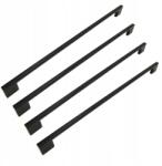 B&B 4 db Fekete bútorfogantyú 320 mm-es fém fogantyú konyhaszekrényhez (Z4 U107 L320 CZ)