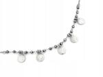 Lovrin 925-ös ezüst nyaklánc golyókkal és érmékkel, 4, 33g súlyú, női ajándék (60772380)