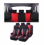  Univerzális Autó Üléshuzatok 9 Részes Szett Piros (B0CSN7RWGC)