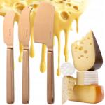  3 Darabos Sajtkészlet Konyhai Kések Kenésre Vágásra Bárd Mauviel (RRS-00010)